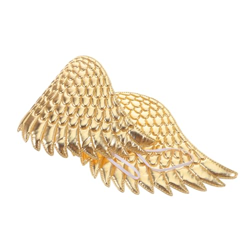 Garneck Engelsflügel Kostüm für Goldene Flügel für Halloween Partys Karneval und Maskenbälle Bequeme Stoffflügel für Mädchen für Auftritte und Verkleidungen Garneck Engelsflügel Kostüm für Goldene Flügel für Halloween Partys Karneval und Maskenbälle Bequeme Stoffflügel für Mädchen für Auftritte und Verkleidungen von Garneck