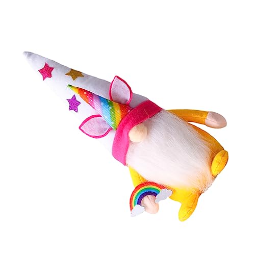 Garneck Wunderschöne Regenbogen-gnompuppe Ausgestopftes Gnomspielzeug Für Kinder Dekoration Für Zuhause Partys Und Besondere Anlässe von Garneck