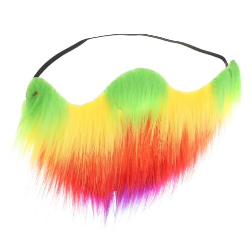 Garneck Farbiger Fake Schnurrbart Lustiges Kostümzubehör Für Cosplay Partys Und Halloween Leicht Anzubringen Gute Verarbeitung Als Fotorequisit Garneck Farbiger Fake Schnurrbart Lustiges Kostümzubehör Für Cosplay Partys Und Halloween Leicht Anzubringen Gute Verarbeitung Als Fotorequisit von Garneck