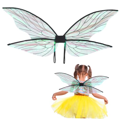 Garneck Feen Cosplay Cicada Flügel für Festival Dekoration für Karneval und Kostümparty Robuste und Komfortable Verkleidung für Besondere Anlässe von Garneck