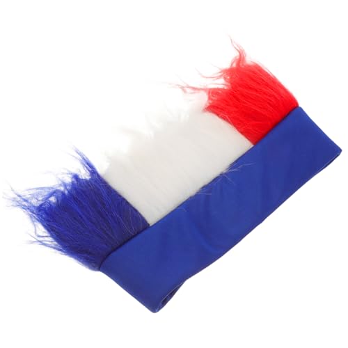 Garneck Frankreich-fans-perücke, Blau, Weiß Und Rot, Crazy-hair-perücke Für Weltmeisterschaft Und Europameisterschaft, Patriotisches Zubehör Für Sportveranstaltungen, Cosplay Garneck Frankreich-fans-perücke, Blau, Weiß Und Rot, Crazy-hair-perücke Für Weltmeisterschaft Und Europameisterschaft, Patriotisches Zubehör Für Sportveranstaltungen, Cosplay von Garneck