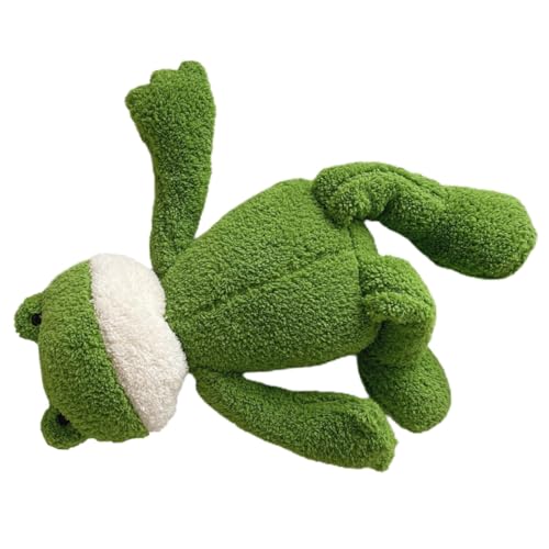 Garneck Frosch Waschbare Plüschfigur Für Entzückendes Für Schlafzimmer Und Wohnzimmer Weiches Frosch Kuscheltier Für Unvergessliche Und Fotorequisiten von Garneck