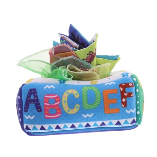 Garneck Früherziehungsbuch aus zerreißbarem Stoff sensorisches Babyspielzeug Crinkle-Montessori- Montessori sensorisches sensorisches Polyester von Garneck