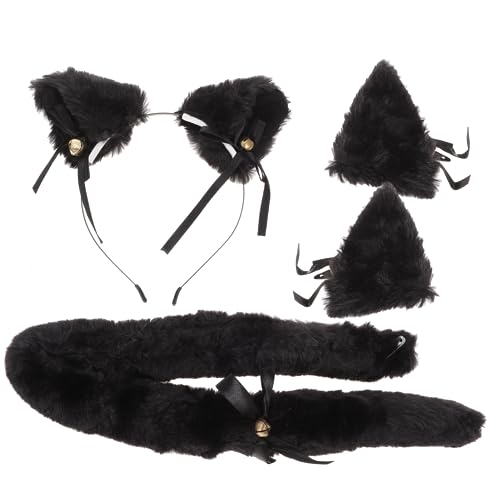 Garneck Fuchsohren Haarreif und Clips mit Hautfreundlich und Langlebig für Halloween Geburtstag Bühne und Mottoparty Detailreich Verarbeitet Schwarz Garneck Fuchsohren Haarreif und Clips mit Hautfreundlich und Langlebig für Halloween Geburtstag Bühne und Mottoparty Detailreich Verarbeitet Schwarz von Garneck