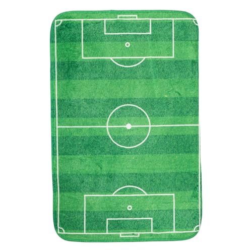 Garneck Fußballmatte für schienbeinschoner Fussball Tischfußballspiel Fußballläufer Fußballziel Miniaturspiele Fußballspiele Fußballplatzmatte Polyester Green Garneck Fußballmatte für schienbeinschoner Fussball Tischfußballspiel Fußballläufer Fußballziel Miniaturspiele Fußballspiele Fußballplatzmatte Polyester Green von Garneck