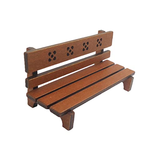 Garneck Gartenbank Modell Hochwertiges Mini Hausmöbel Für Wohnzimmer Und Garten Perfektes Zubehör Für Kreative Rollenspiele von Garneck