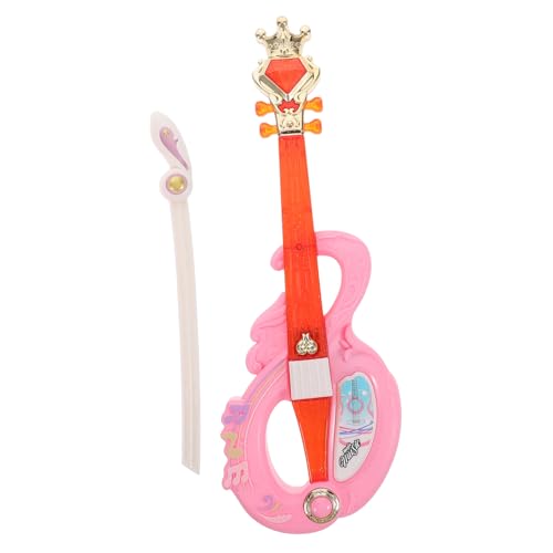 Garneck Geigenunterricht Für Für Schüler Geige Kinderspielzeug Geige Für Anfänger Musikinstrument Kinderinstrument Kindergeige Akustische Geige Rosa Kunststoff von Garneck