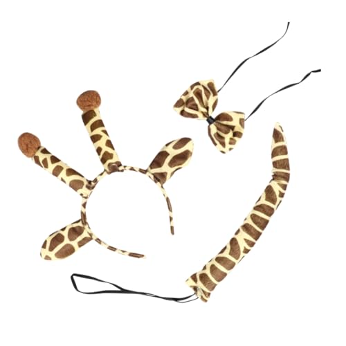 Garneck Giraffen Kostüm für Jungen und Mädchen Strapazierfähiges Stirnband mit Ohren Dekorativer und Fliege Geeignet für Karneval Halloween Cosplay und Geburtstagsfeiern Garneck Giraffen Kostüm für Jungen und Mädchen Strapazierfähiges Stirnband mit Ohren Dekorativer und Fliege Geeignet für Karneval Halloween Cosplay und Geburtstagsfeiern von Garneck
