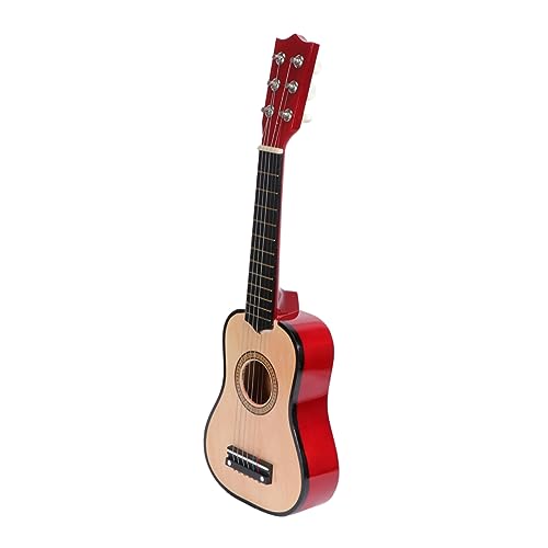 Garneck Gitarre Schüler Gitarre Kleine Gitarre für Musical Miniatur Gitarre kinderinstrumente musikinstrumente Ukulele Anfänger Gitarre Akustikgitarre Hölzern Beige von Garneck