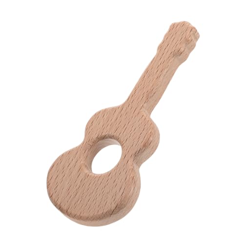 Garneck Gitarrenschmuck für deko Basteln mit Holzgitarren Miniatur Gitarre Akustikgitarren-Ornament kleine Musikinstrumente als Schmuck E-Gitarren-Ornament Khaki von Garneck