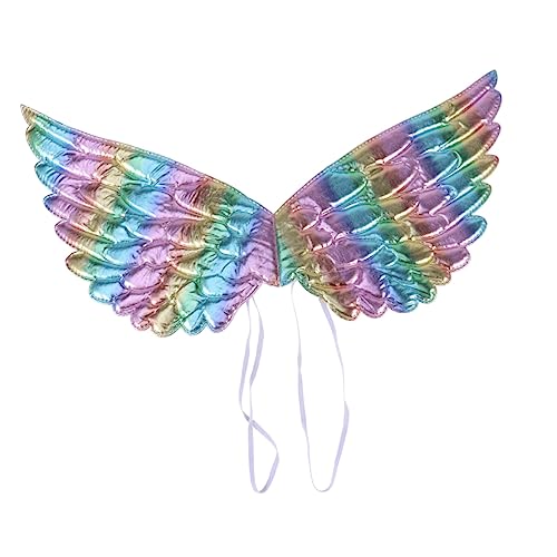 Garneck Glänzende Einhorn Flügel Für – LED Engel Flügel Cosplay Kostüm - Perfekte Foto Requisiten Für Feen - Einhorn Und Engel Themenpartys Bunte Flügel Für Mädchen Garneck Glänzende Einhorn Flügel Für – LED Engel Flügel Cosplay Kostüm - Perfekte Foto Requisiten Für Feen - Einhorn Und Engel Themenpartys Bunte Flügel Für Mädchen von Garneck