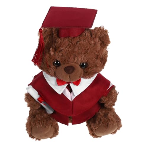 Garneck Graduierungssaison Plüsch Bär Süßer Arzt Outfit Bär Für Kinder Freunde Weiche Plüsch -stofftierpuppe Für Abschlussfeierlichkeiten Home Dekoration von Garneck