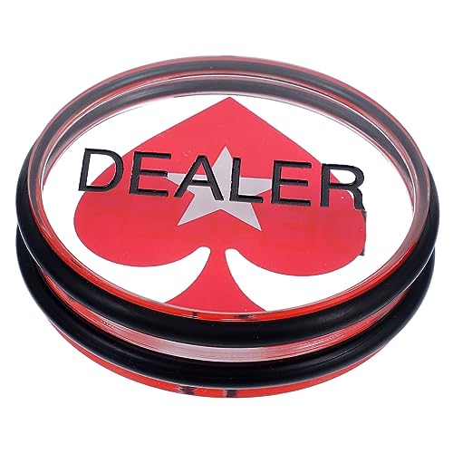 Garneck Großer Poker Dealer Button aus Acryl Glatte Kanten Langlebiger Kartenzähler Poker Zubehör für Präzises Spiel Garneck Großer Poker Dealer Button aus Acryl Glatte Kanten Langlebiger Kartenzähler Poker Zubehör für Präzises Spiel von Garneck