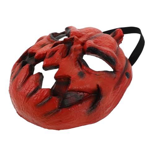 Garneck Gruselige Halloween Kürbismaske für Erwachsene Horror Gesichtsbedeckung mit Klarer Sicht Vielseitig für Karneval Themenpartys und Halloween feste Geeignet Garneck Gruselige Halloween Kürbismaske für Erwachsene Horror Gesichtsbedeckung mit Klarer Sicht Vielseitig für Karneval Themenpartys und Halloween feste Geeignet von Garneck