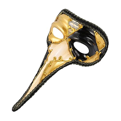 Garneck Halbgesichtsmaske Langnasenmaskerade Karneval Maske Halloween Party Maske für Maskenball Leicht Robust Garneck Halbgesichtsmaske Langnasenmaskerade Karneval Maske Halloween Party Maske für Maskenball Leicht Robust von Garneck