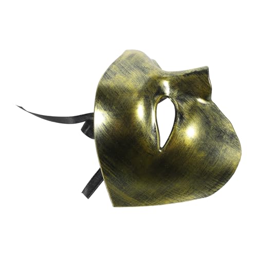 Garneck Halbgesichtsmaske aus Material Dekorative Maske für Halloween und Karneval Leicht und Verstellbar für Partys Fotomöglichkeiten und Festliche Anlässe Garneck Halbgesichtsmaske aus Material Dekorative Maske für Halloween und Karneval Leicht und Verstellbar für Partys Fotomöglichkeiten und Festliche Anlässe von Garneck