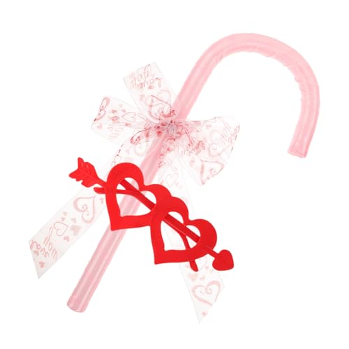 Garneck Halloween Bowknot Candy Cane mit Herzpfeil Sonnenbrille Leichtes Tanz-requisit für Valentinstag Kostüm Party Langlebige Bühnenaccessoires für Rollenspiele und Feierlichkeiten von Garneck
