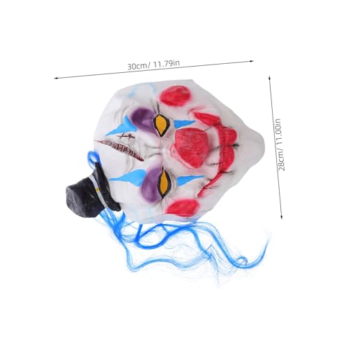 Garneck Halloween Clown Erwachsene Leichtes Kostüm Accessoire für Karneval Cosplay Theater Party mit Realistischem Design und Tragbarem Stil von Garneck