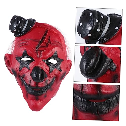 Garneck Halloween Clown Maske Kreative Horror Gesichtsmaske für Partys Kostüme und Auftritte für Halloween Karneval oder Cosplay Veranstaltungen Garneck Halloween Clown Maske Kreative Horror Gesichtsmaske für Partys Kostüme und Auftritte für Halloween Karneval oder Cosplay Veranstaltungen von Garneck