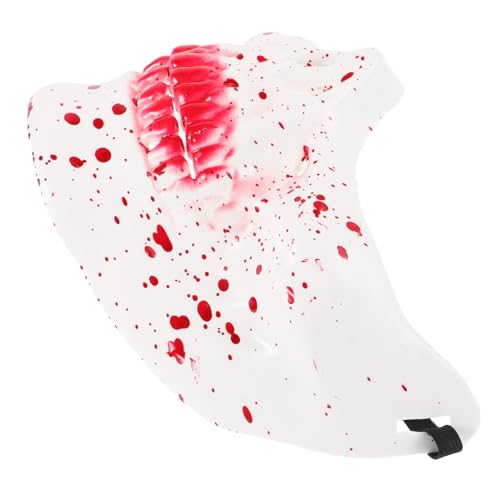 Garneck Halloween Halbgesichtsmaske Schädelmaske Hochwertigem Material Realistisch Detailliert Komfortabel Sitzend für Halloween Cosplay Kostüm Party für Damen und Herren Garneck Halloween Halbgesichtsmaske Schädelmaske Hochwertigem Material Realistisch Detailliert Komfortabel Sitzend für Halloween Cosplay Kostüm Party für Damen und Herren von Garneck