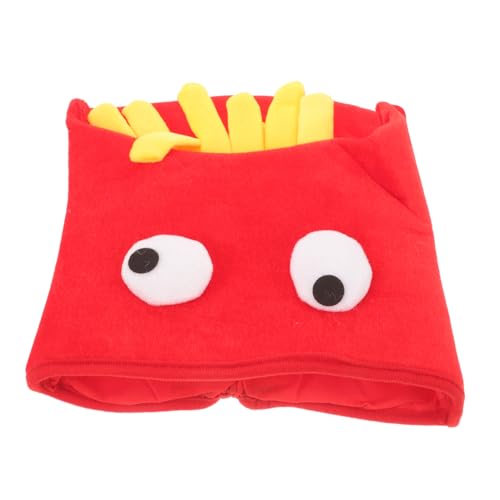 Garneck Halloween Hut Pommes Frites Form Kostüm Hut für Partys Fotorequisiten und Verkleidungen Lustige Kopfbedeckung für Erwachsene Garneck Halloween Hut Pommes Frites Form Kostüm Hut für Partys Fotorequisiten und Verkleidungen Lustige Kopfbedeckung für Erwachsene von Garneck