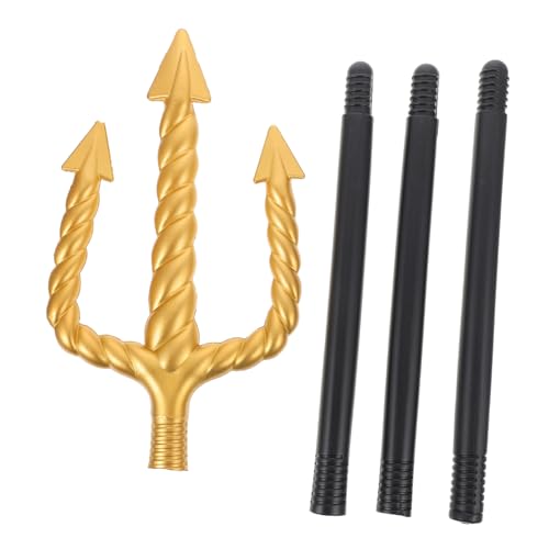 Garneck Halloween Imitation Trident aus Kunststoff Teilig Zerlegbarer Cosplay mit Realistischer Retrooptik Einfach zu Montierendes Dekorationsspielzeug für Party und Festival Garneck Halloween Imitation Trident aus Kunststoff Teilig Zerlegbarer Cosplay mit Realistischer Retrooptik Einfach zu Montierendes Dekorationsspielzeug für Party und Festival von Garneck