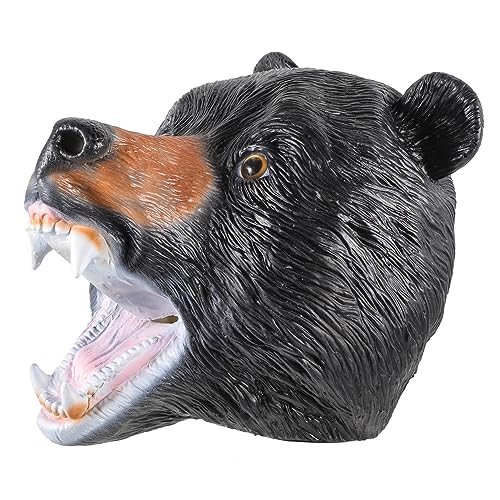 Garneck Halloween Maske Schwarzer Bär Kopfmaske Komfortabel Langlebig Cosplay Tierkostüm Für Halloween Karneval Party Erwachsene Garneck Halloween Maske Schwarzer Bär Kopfmaske Komfortabel Langlebig Cosplay Tierkostüm Für Halloween Karneval Party Erwachsene von Garneck