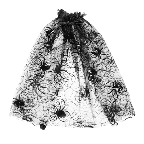 Garneck Halloween Umhang für Mädchen Spinnen Design Cape für Kostümpartys für Halloween Verkleidung und Auftritte und Sicher Vielseitig Einsetzbar Stilvolles Accessoire Garneck Halloween Umhang für Mädchen Spinnen Design Cape für Kostümpartys für Halloween Verkleidung und Auftritte und Sicher Vielseitig Einsetzbar Stilvolles Accessoire von Garneck