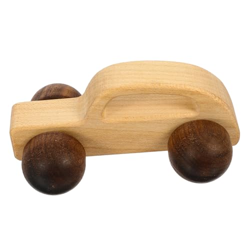 Garneck Hand Push Holzspielzeug Junge Mädchen Spielauto mit Abgerundeten Ecken Tragbar und Leicht Greifspielzeug für Entwicklung der Fantasie bei Junge Mädchen von Garneck