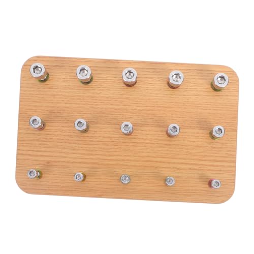 Garneck Hand Rehabilitation Board aus Holz Fingerübungsgerät Hand Augen Koordination Reaktionszeittraining für Effektive Rehabilitation für Heimübungen bei Hemiplegie von Garneck