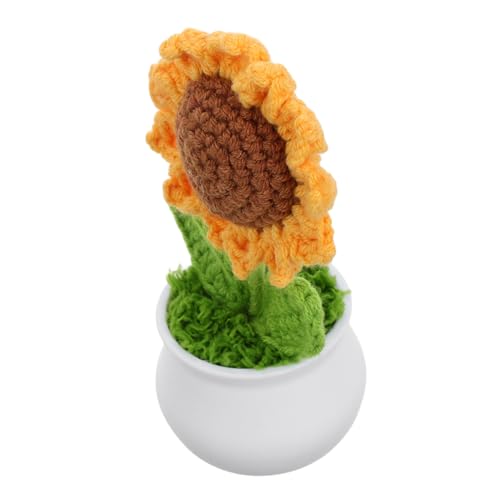 Garneck Häkelsonnenblume Im Topf Pflegeleichte Kunstpflanze Aus Gestricktem Garn Für Rustikale Tischdekoration Wohnzimmer Badezimmer Und Küche Langlebig Und Lebendig Garneck Häkelsonnenblume Im Topf Pflegeleichte Kunstpflanze Aus Gestricktem Garn Für Rustikale Tischdekoration Wohnzimmer Badezimmer Und Küche Langlebig Und Lebendig von Garneck