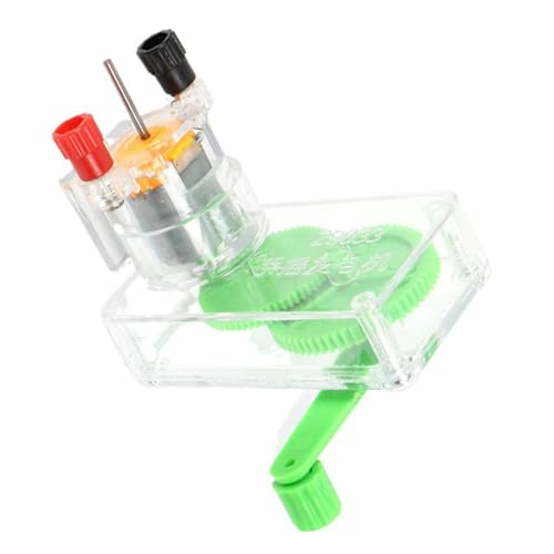 Garneck Handgenerator Lehrreich Bausatz Ladegerät Mit Handkurbel Schnecke Handbuch DIY-modellgenerator DIY Elektrischer Generator Wissenschaftliche Experimente Für Metall von Garneck