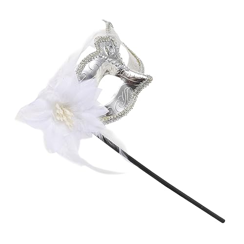 Garneck Handheld Maske für Damen Maskerade Maske mit und Spitze für Karneval Halloween Bälle und Kostümpartys Requisite für Cosplay und Festlichkeiten Garneck Handheld Maske für Damen Maskerade Maske mit und Spitze für Karneval Halloween Bälle und Kostümpartys Requisite für Cosplay und Festlichkeiten von Garneck