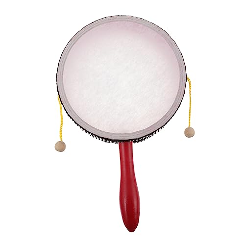 Garneck Handheld Wellenrassel Trommel Musikinstrument für Pädagogisches Musikalität und Hand Augen Koordination für Drinnen und Draußen von Garneck