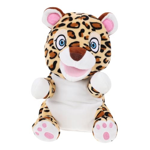 Garneck Handpuppe Leopard Aus Plüsch Bewegliche Tierhandpuppe Für Handspielzeug Zum Geschichtenerzählen Und Interaktives Für Eltern Aktivitäten von Garneck