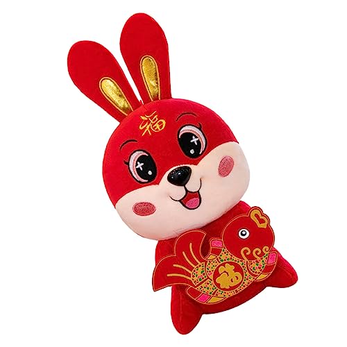 Garneck Hasenpuppe Dekorativ Entzückendes Häschendekor Hase Plüsch Kaninchen-Maskottchen- Kaninchen -Maskottchen Kaninchenspielzeug Ausgestopftes Hasenspielzeug Pp Baumwolle Rot Garneck Hasenpuppe Dekorativ Entzückendes Häschendekor Hase Plüsch Kaninchen-Maskottchen- Kaninchen -Maskottchen Kaninchenspielzeug Ausgestopftes Hasenspielzeug Pp Baumwolle Rot von Garneck