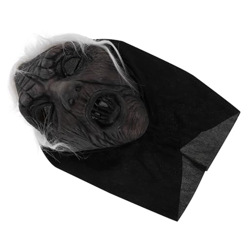 Garneck Hexenmaske: Realistische Vollgesichtsmaske Dame, Gruseliges, Gesichtsbedeckung Für Halloween, Erwachsene, Horror, Cosplay, Verkleidung, Requisite, von Garneck