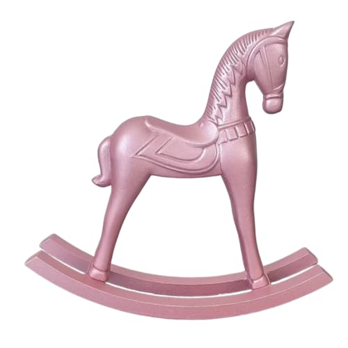Garneck Holz Karussell Pferd Dekoration Handgefertigte Rosa Schaukelpferd Figur für Wohnzimmer Kinderzimmer Schreibtisch Bar Wohnaccessoire Fördert die Motorischen Fähigkeiten von Kindern Garneck Holz Karussell Pferd Dekoration Handgefertigte Rosa Schaukelpferd Figur für Wohnzimmer Kinderzimmer Schreibtisch Bar Wohnaccessoire Fördert die Motorischen Fähigkeiten von Kindern von Garneck