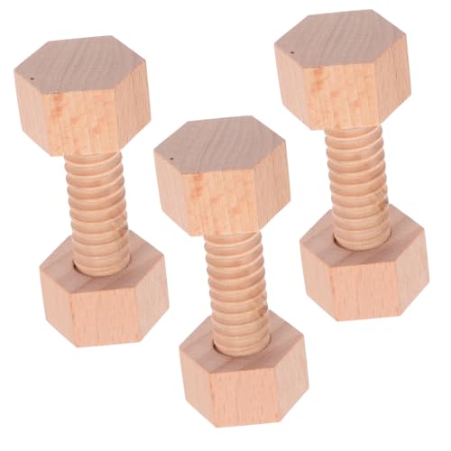 Garneck Holz Schraubspielzeug für Kleinkinder Stabiles Konstruktionsspiel Fördert Räumliche Vorstellungskraft und Logisches Teiliges Montessori Lernspielzeug für Kreatives Bauen und Eltern Garneck Holz Schraubspielzeug für Kleinkinder Stabiles Konstruktionsspiel Fördert Räumliche Vorstellungskraft und Logisches Teiliges Montessori Lernspielzeug für Kreatives Bauen und Eltern von Garneck