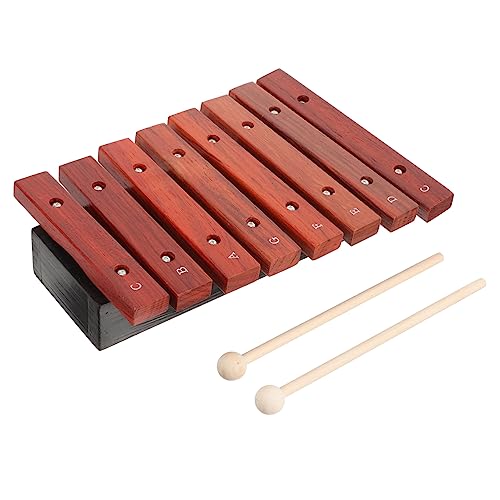 Garneck Holz Xylophon für Kleinkinder Musikinstrument mit Schlägel Töne für Anfänger Fördert Musikverständnis und Hand Augen Koordination für Zuhause Kindergarten von Garneck