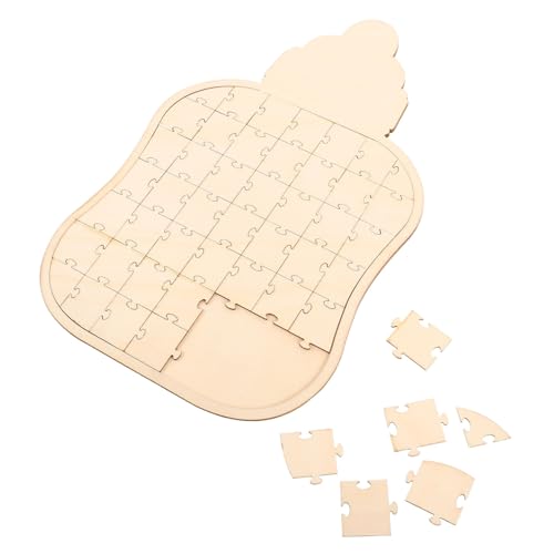 Garneck Holzflaschenpuzzle Malen Früherziehungsspielzeug Früherziehungspuzzlespielzeug DIY Klassenzimmerpuzzle Kleinkind Holzspielzeug Kinderflaschenpuzzle DIY Puzzlespielzeug von Garneck