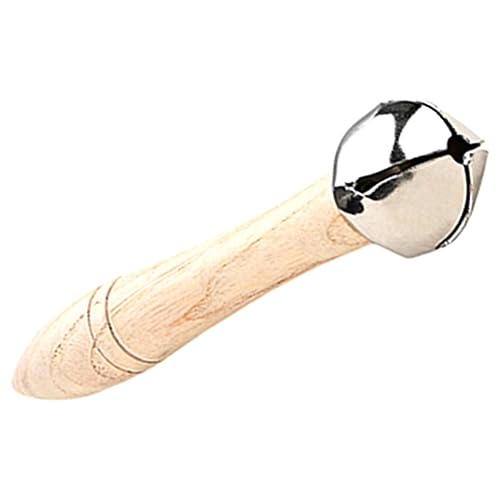 Garneck Holzgriff Glocken Spielzeugstab Musikalisches Handspielzeug für Fördert Rhythmus und Auditive Entwicklung für Monate Sicheres Design von Garneck