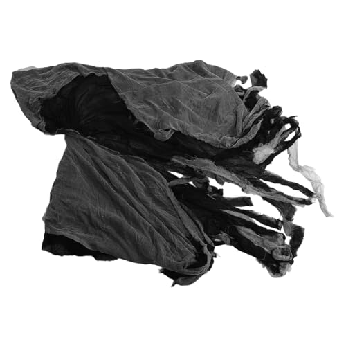Garneck Horror Halloween Umhang mit Kapuze Gruseliger Totenkopf Kostüm für Erwachsene Atmungsaktives Stoffmaterial Bequemes Cosplay Cape für Bühnenauftritte und Partydekorationen Garneck Horror Halloween Umhang mit Kapuze Gruseliger Totenkopf Kostüm für Erwachsene Atmungsaktives Stoffmaterial Bequemes Cosplay Cape für Bühnenauftritte und Partydekorationen von Garneck