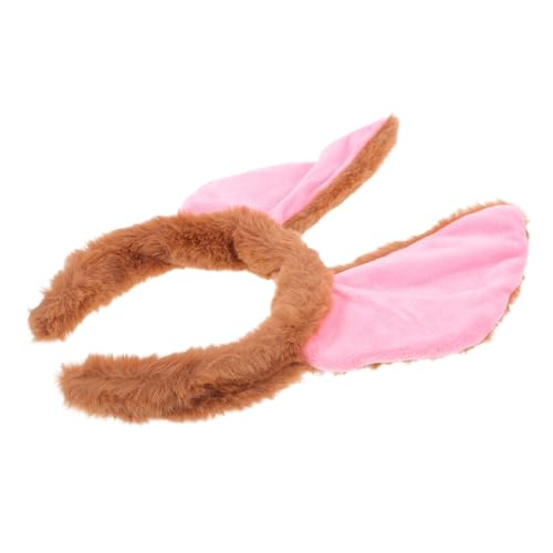 Garneck Hundeohren Stirnband Kuscheliges Tierkostüm Halloween Karneval Verstellbares Cosplay Haarreif Weiches Puppykostüm Zubehör für Mädchen und Jungen von Garneck