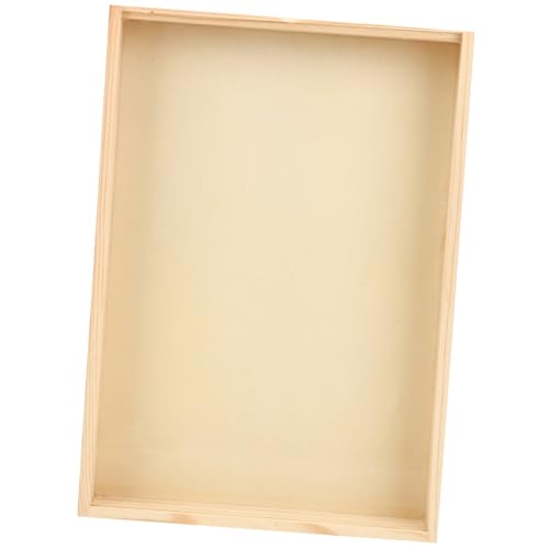 Garneck Insekten schaukasten aus Holz mit Klarglasdeckel Vintage Display Box für Schmetterlinge Wandvitrine mit Großem Stauraum für Sammler und Getrocknete Blumen Retro Aufbewahrungsbox von Garneck