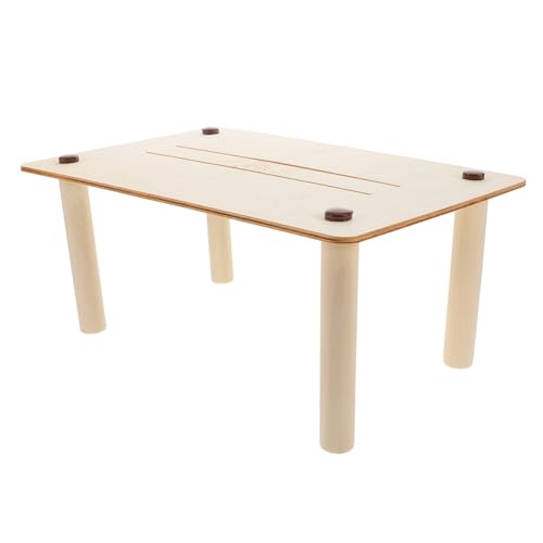 Garneck Tischpartyspiel Aus Holz wasserdichte Plattform Für Hamsterkäfig Lebensraumdekor Für Kleintiere Für Hamster Eichhörnchen Chinchillas Großer Spieltisch Für Erwachsene von Garneck