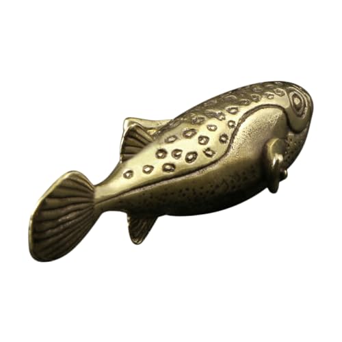 Garneck Messing Fisch Geformt Figur Einzigartige Tier Statue Handwerk Ornament Desktop Garneck Messing Fisch Geformt Figur Einzigartige Tier Statue Handwerk Ornament Desktop von Garneck