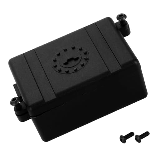 Garneck Kasten 1 Elektronische Gerätebox Empfängerbox : Crawler Zubehör Empfänger Schutzbox Kunststoff Empfängerbox Ersatz Empfängerbox -Empfänger Gehäuse für -Sender Plastik Black von Garneck