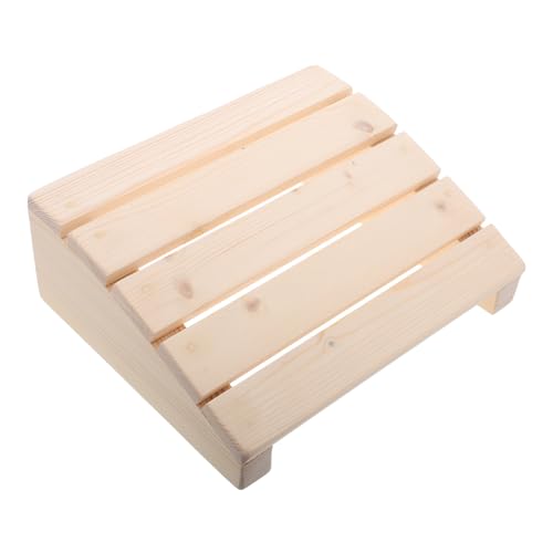Garneck Kinder Holz Tritthocker Erhöhte Klavier Fußstütze Ergonomische Holz Unter Schreibtisch Fußstütze Für Klavier Üben Für Anfänger Musiker von Garneck