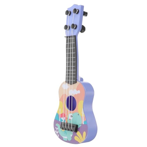 Garneck Kindersaiteninstrument Ukulele Realistische Simulation Gitarre für Musikalische Vorschulerziehung Leicht für Partys Zufällige Muster von Garneck